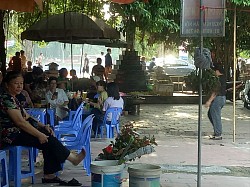 Nơi nghỉ ngơi sau khi vào lễ Mẫu.
